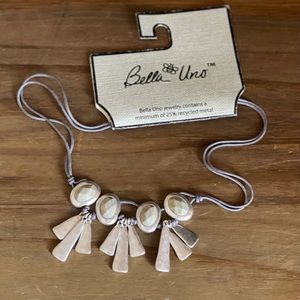 Bella Uno Silver Tone Necklace
